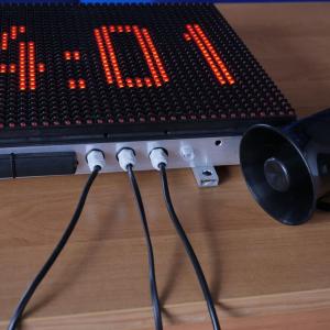 Display GR202  Industrial LED Clock with Sound Signal